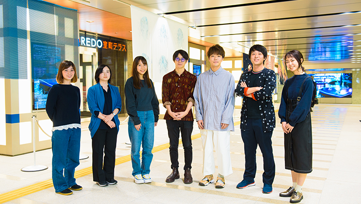Taking on Youthful Tastes With Traditional Noren Curtains – A Conversation With the Creators of nihonbashi β Phase 2 About the “Meguru Noren Exhibition”