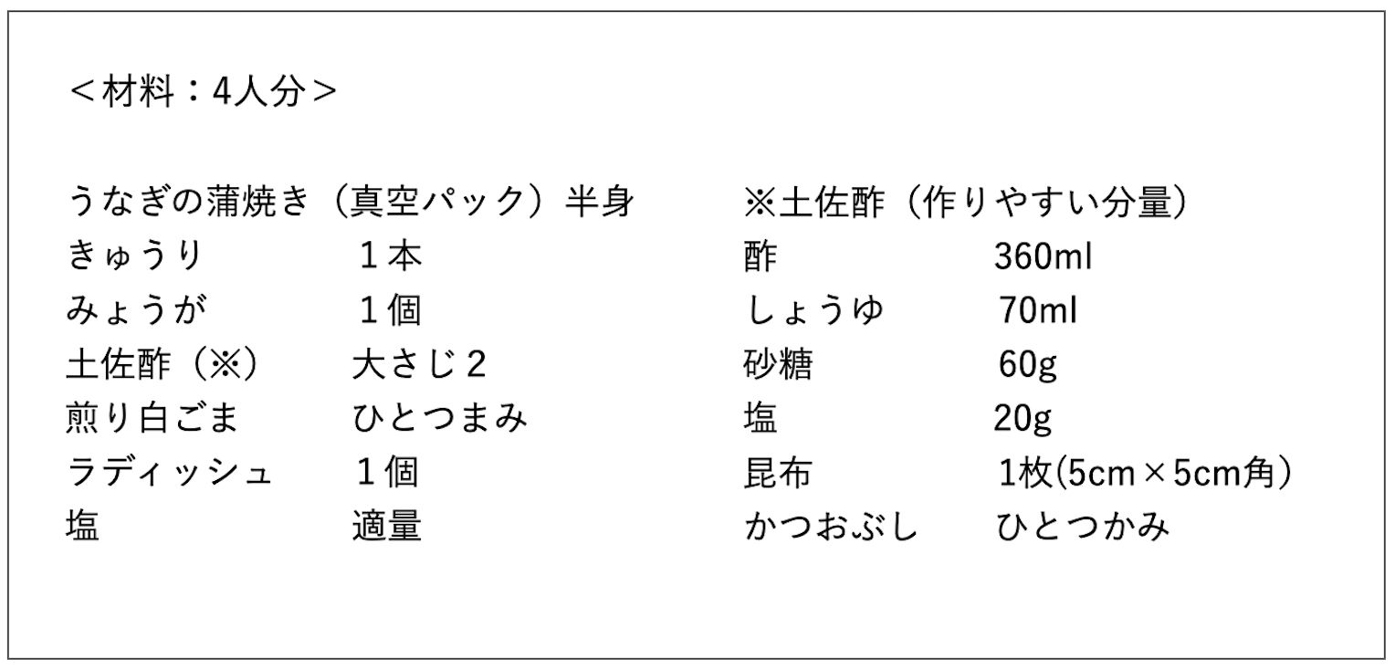 うざくレシピ